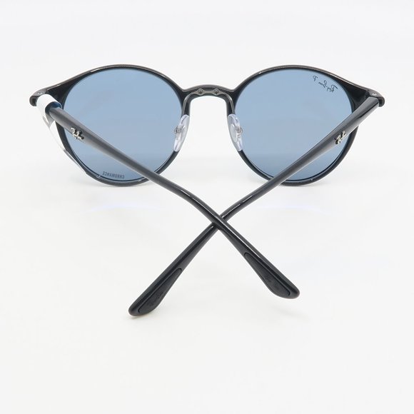 RB 4336-CH 601/BA Ray-Ban Chromance Black/Blue Sunglasses with case. - Picture 6 of 6
